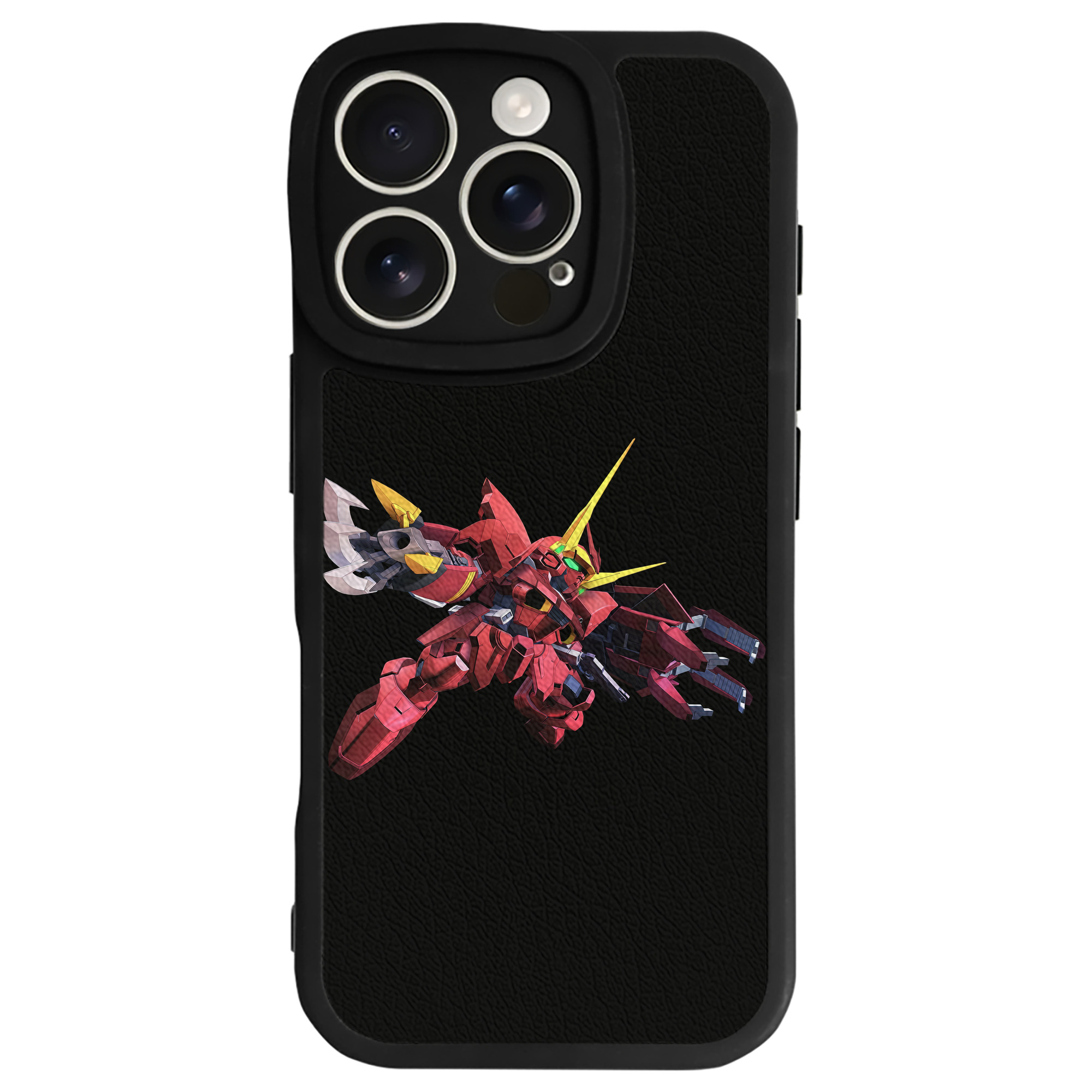 （画像用） 機動戦士ガンダム Mobile Suit Gundam 【iPhone 16シリーズ対応】シリコンスマホケース（レザー調） 材質：シリコン